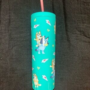 Bluey Valentines Day tumbler